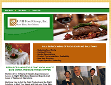 Tablet Screenshot of cnhfoodgroup.com